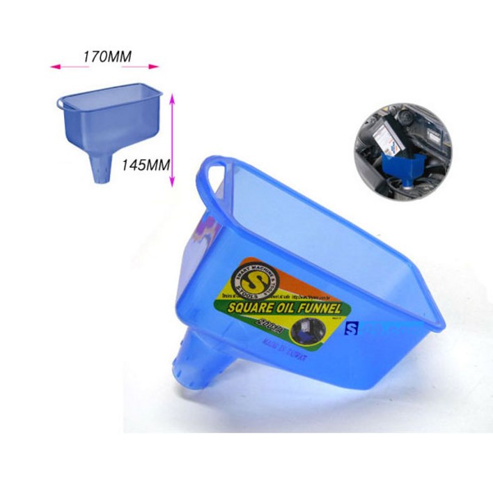 에스공구 오일깔대기(사각) 엔진오일주입기 오일주입기 미니깔대기 다용도깔대기 C3013