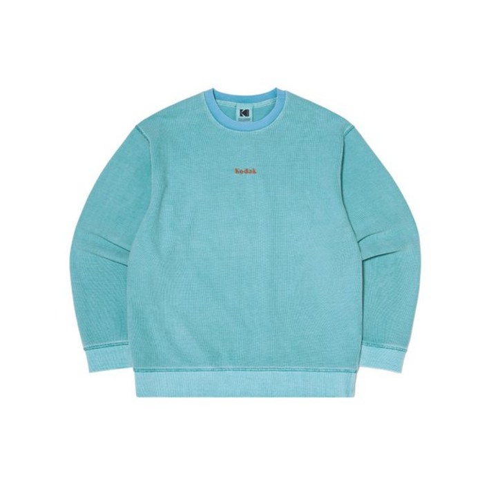 백화점 정품 코닥 맨투맨 공식정상가  109,000원 씨너리 와플 워싱 SBLUE