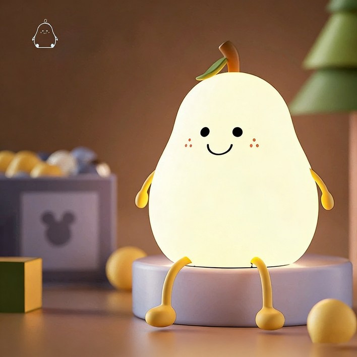 인플리바타 큐티 오리  무드등 동물인형 수면등 인테리어 침실 무드등 LED