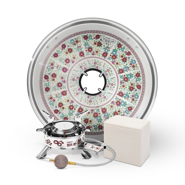 코베아 캠프1 캠프원봉 IGT 버너 레트로 양은상 세크 한정판, 1개, 실버