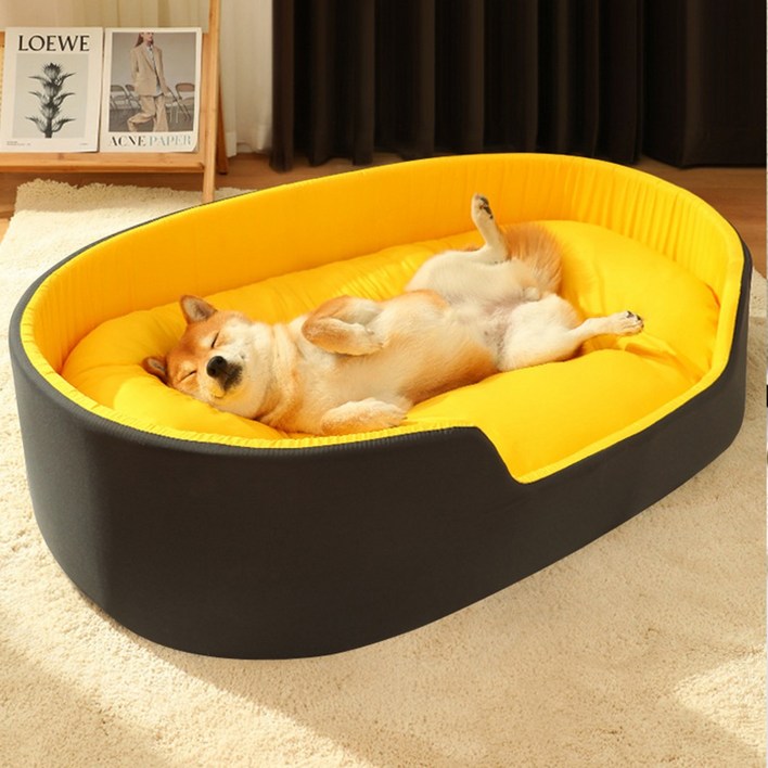 리빙공감 왕푹신 강아지 매트 방석 침대 강아지매트리스