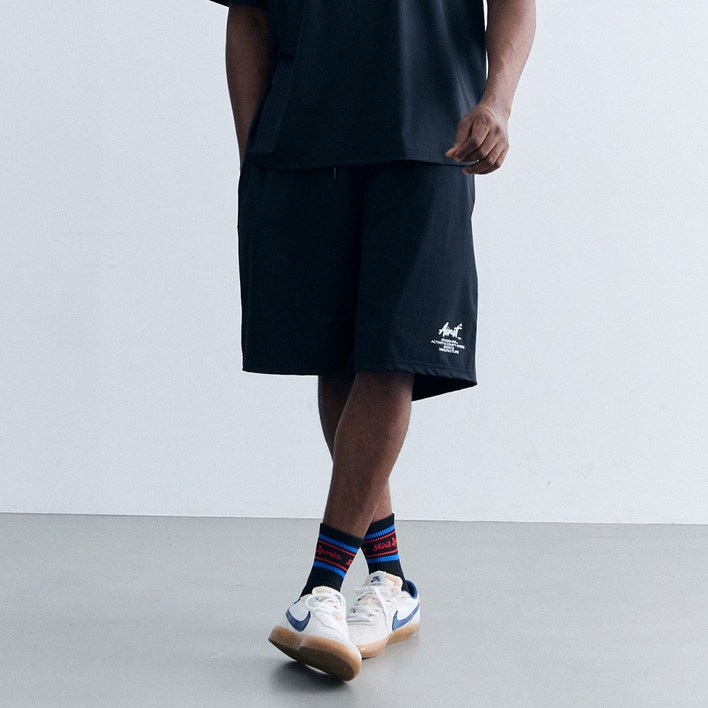 에어릿 하이퍼 쿨 밴딩 쇼츠 AM3051 BK