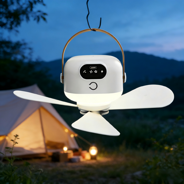 사시한사 미니 휴대용 선풍기 무선 캠핑용 선풍기 무소음 천장형 실링팬 욕실 화장실 기숙사 주방