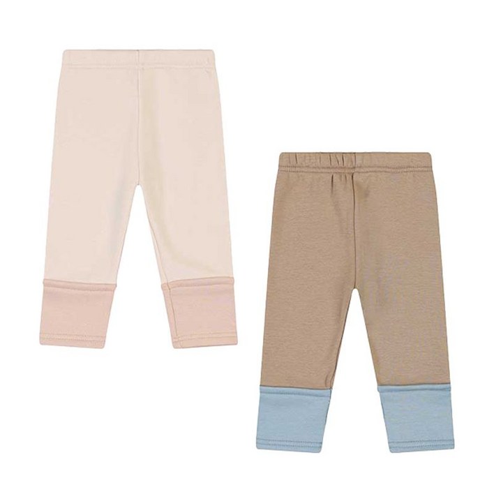 아가방 겨울제프밍크배색기모레깅스CREAM,BEIGE01R752002