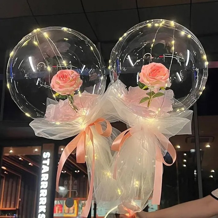 풍선꽃 셀프 꽃다발 기념일 축하 꽃다발 풍선 꽃다발 레터링 꽃 풍선, 핑크꽃, 1개 풍선꽃 셀프 꽃다발 기념일 축하 꽃다발 풍선 꽃다발 레터링 꽃 풍선, 핑크꽃, 1개