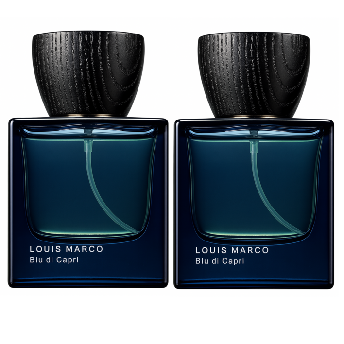 루이마르코 블루 디 카프리 퍼퓸 남자향수 남성향수 시트러스 우디향 플로럴 시더우드 앰버 오션 여자가좋아하는남자향수, 2개, 50ml