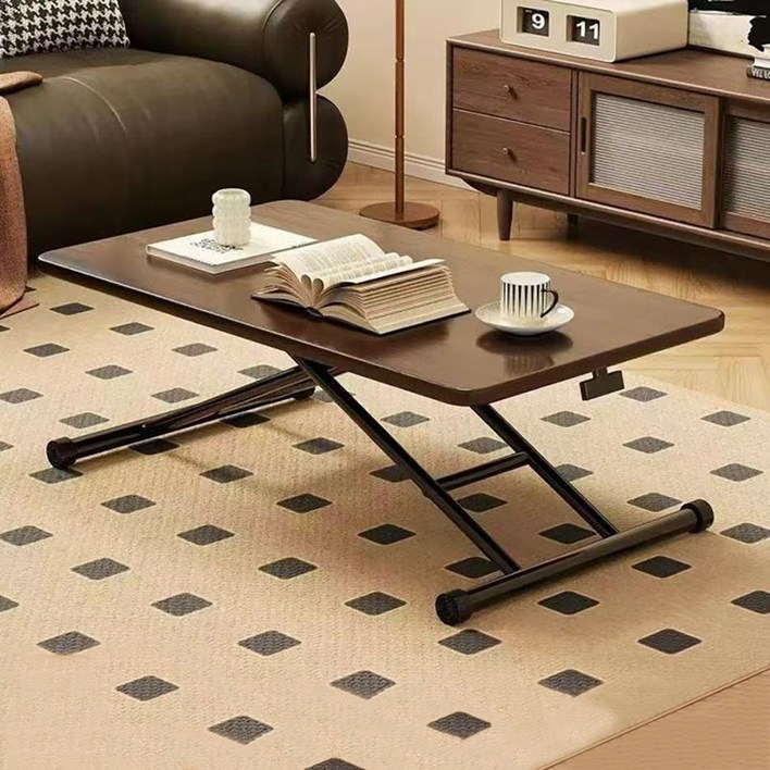 접이식 높이조절 테이블 거실 소파용 다용도 리프트업 테이블