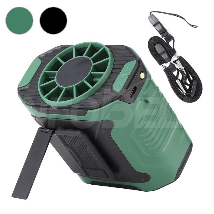 TV홈쇼핑정품 인포벨아토만 태풍기 1세트 독일 옷속 울트라 냉풍기 야외 골프 낚시 여름 바디 허리 선풍기, 블랙, M360