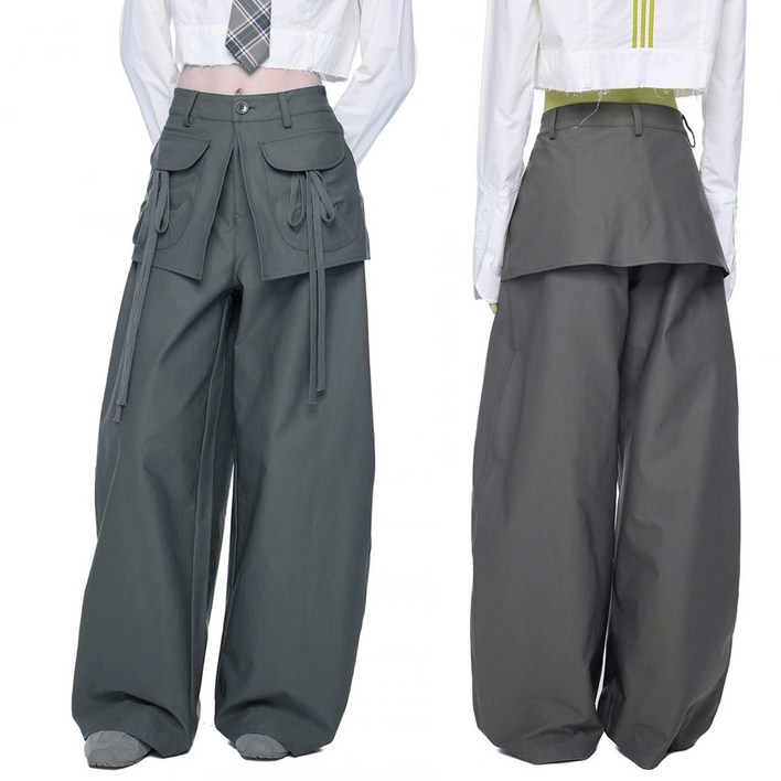 힙샵 봄신상 스커트 Y2K 치마바지 카고팬츠 일자바지 와이드 팬츠