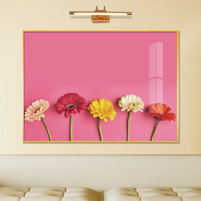 보고아트 예쁜 모란 카라 거베라 꽃 식물 그림 거실 현관 인테리어 액자