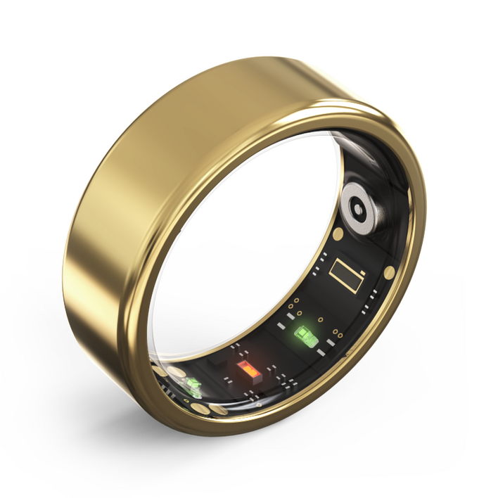 킹콩프로 Nova Ring 노바링 스마트링 웨어러블 스마트워치 반지 링 수면,스트레스,건강분석반지 (스마트링 갤럭시링 애플링 ), 골드