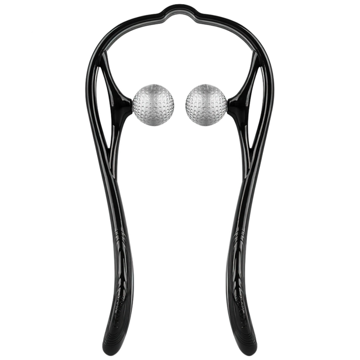 Topsun 목 지압 마사지기 다기능 경추 마사지기 목 어깨 마사지기 목 끼우기 경락 마사지, 블랙, 1개