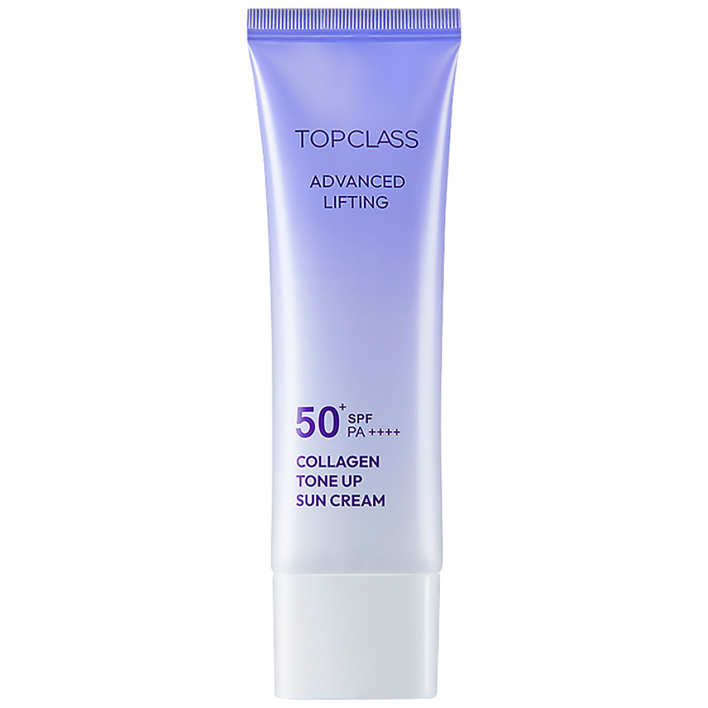 참존 탑클래스 어드밴스드 리프팅 콜라겐 톤업 선크림 여성 썬크림 SPF 50 PA