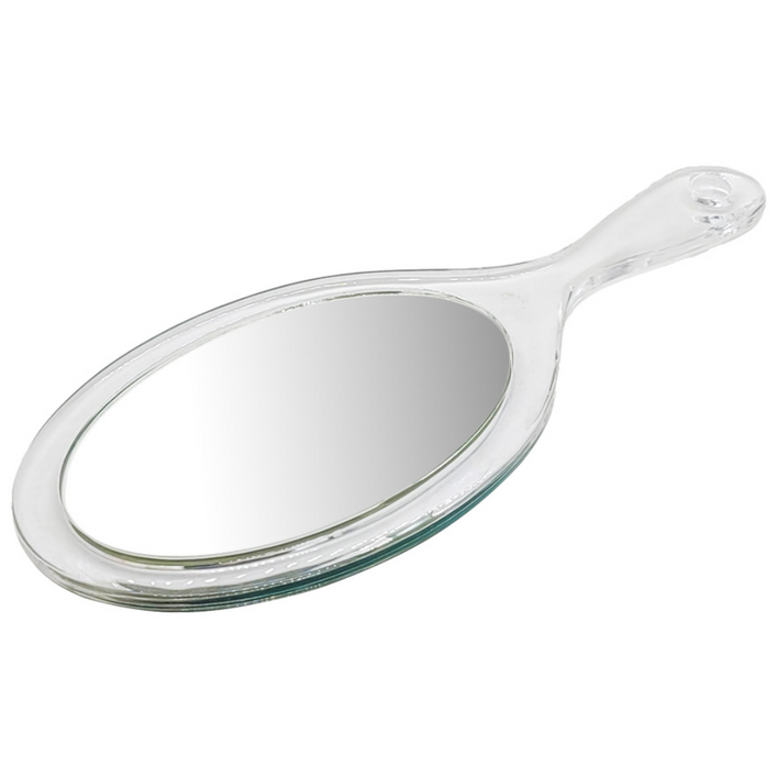 아크릴 양면 일반경 확대경 공주 손거울 대, 1개, 투명