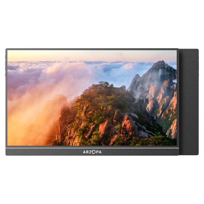 ARZOPA 아르조파 17.3인치 휴대용 모니터 FHD 1080P IPS 디스플레이 노트북 맥북 PS5 Xbox Switch용, A1M, 43.9cm