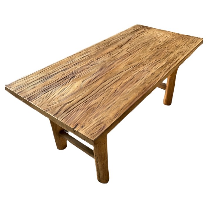 고목아틀리에 느릅나무 고재테이블 빈티지 티테이블 원목, 4인용, 단일