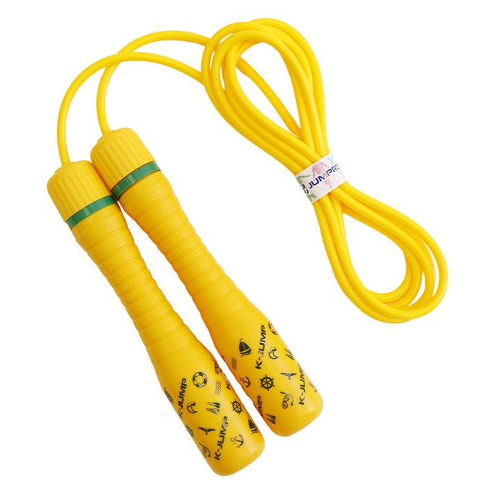 김수열점프로 뉴롱키 K jump 어린이 줄넘기 SY004, 노랑, 1개