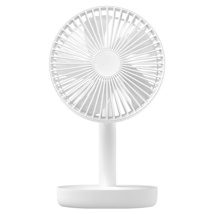 구스페리 무선 탁상용 4000mAh 선풍기 MCF002, MCF002, 화이트