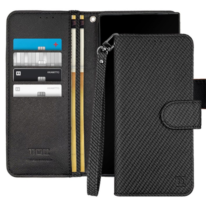 까미또 피코 그레인 스트랩 다이어리 휴대폰 케이스