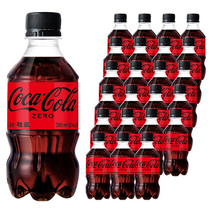 코카콜라 제로, 300ml, 24개