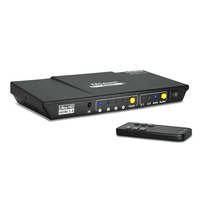 티이스마트 HDMI 2.0 4포트 스위치, HSW0401A1U 티이스마트 HDMI 2.0 4포트 스위치, HSW0401A1U