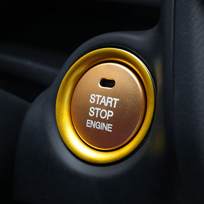 리버폭스 차량용 부착식 몰딩 스타트 버튼 커버