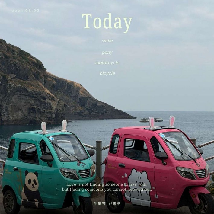 최신형 사이드카(2인승)오전권 (8:00 ~ 12:30)