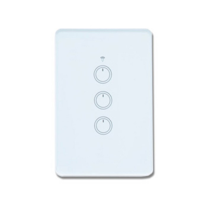 스마트빌 스마트 wifi iot 원격 제어 3구 화이트 스위치 2A(440W)