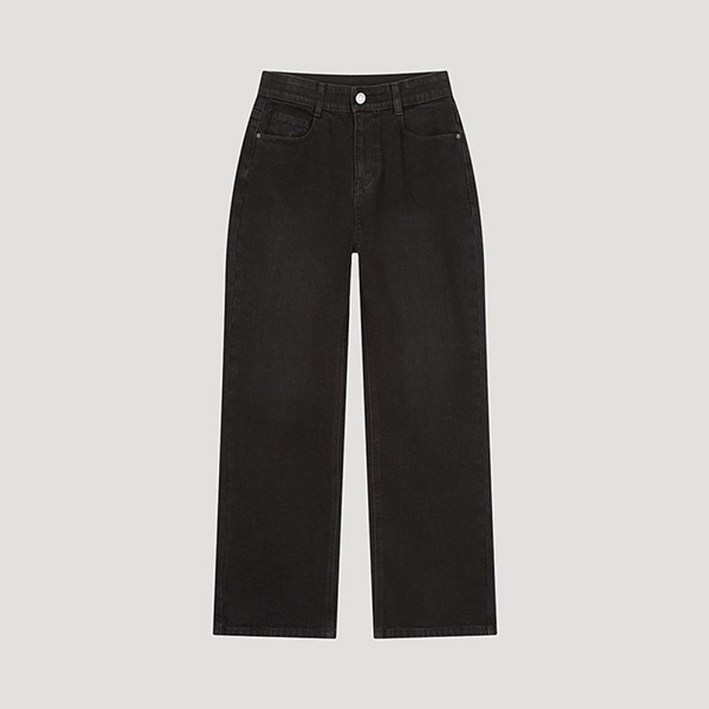 쉬즈미스 인밴딩 스트레이트 데님 팬츠 SSMSLO42020 BK