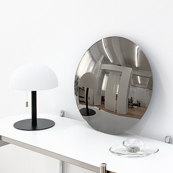 반사경 볼록 실내 화장실 책상 화장대 실버 아크릴 거울