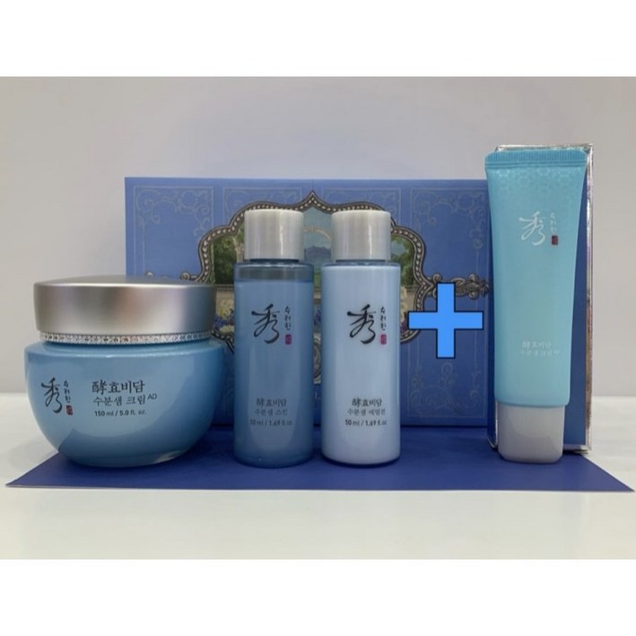 수려한 효비담 수분샘 크림 어드밴스드 특별 기획세트+수분샘 크림 25ml 추가 증정