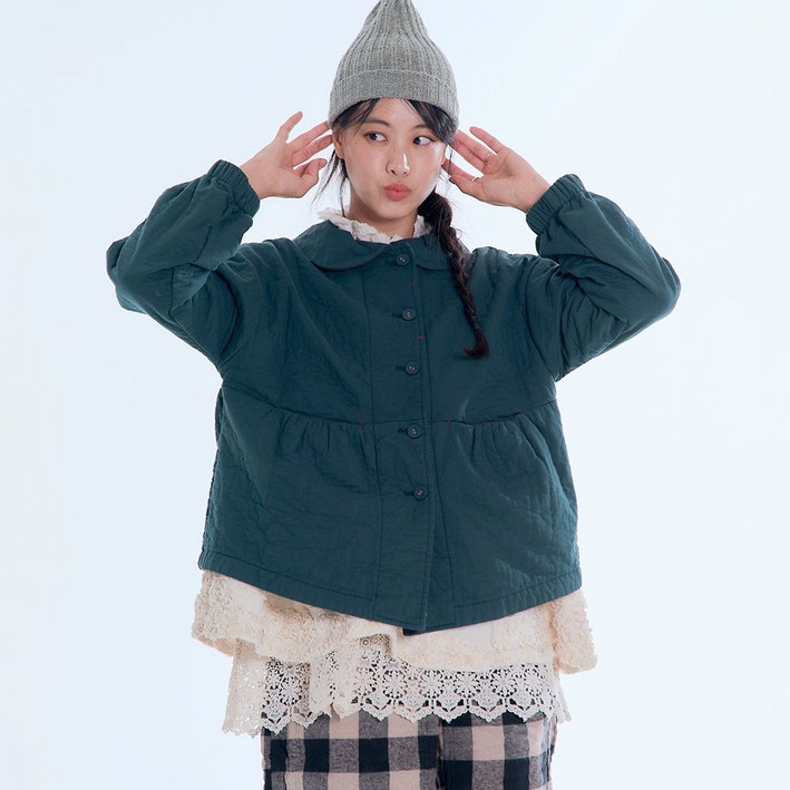 투스토리지니 주머니본딩 블라우스