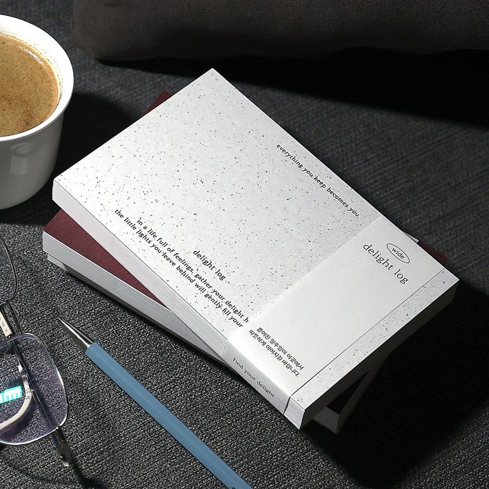 2026 딜라이트로그 기본 와이드 날짜형 먼슬리 위클리 26년 다이어리플래너 무지 직장인 업무용 다꾸 일기장 핸디, 와이드 / 손에 바스러진 모래 ivory