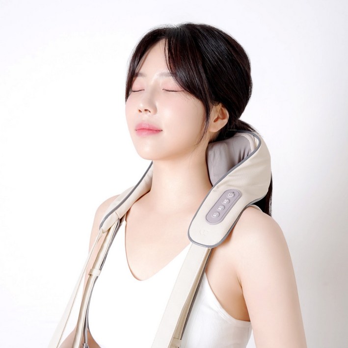 클로 넥앤프로 무선 목 어깨 마사지기 안마기 기계 허리 승모근 지압기
