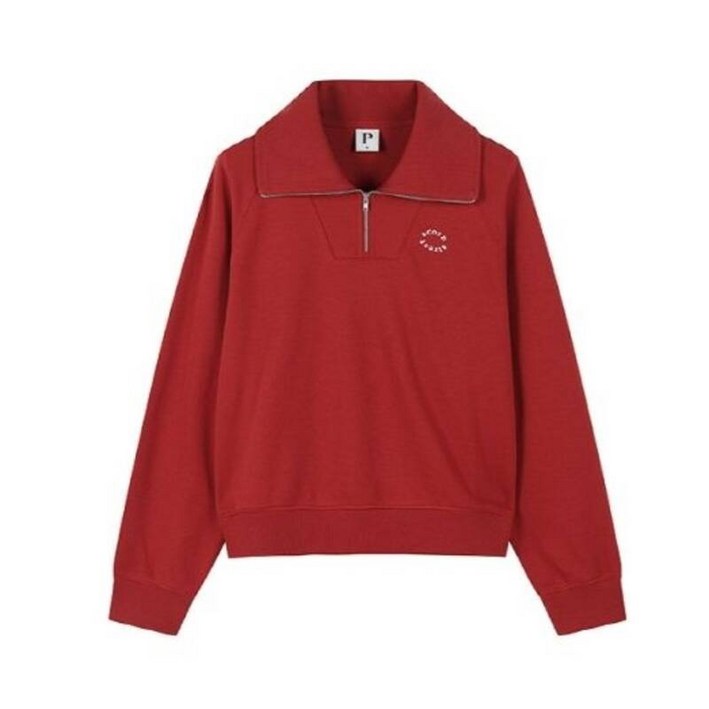 [백화점정품] 25년SS 폴햄 POLHAM 여성 소프트테리 하프집업 크롭 맨투맨 (PHE3TR2030A)