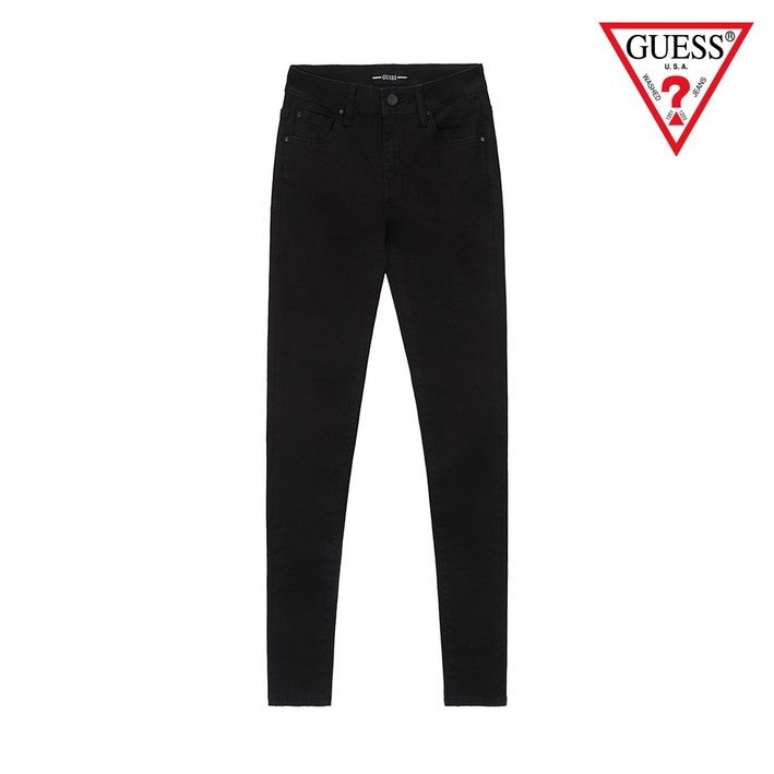 [게스] 블랙 1981 파워스키니 YM1D3044