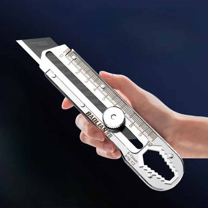 스테인레스 스틸 유틸리티 나이프 헤비 듀티 두꺼운 벽지 절단 칼 산업용 등급 해체 및 특급