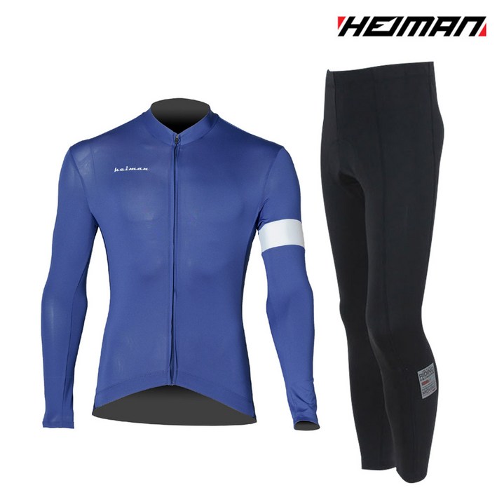 하이만 긴팔져지 HM661+패드 팬츠 자전거 라이딩 MTB