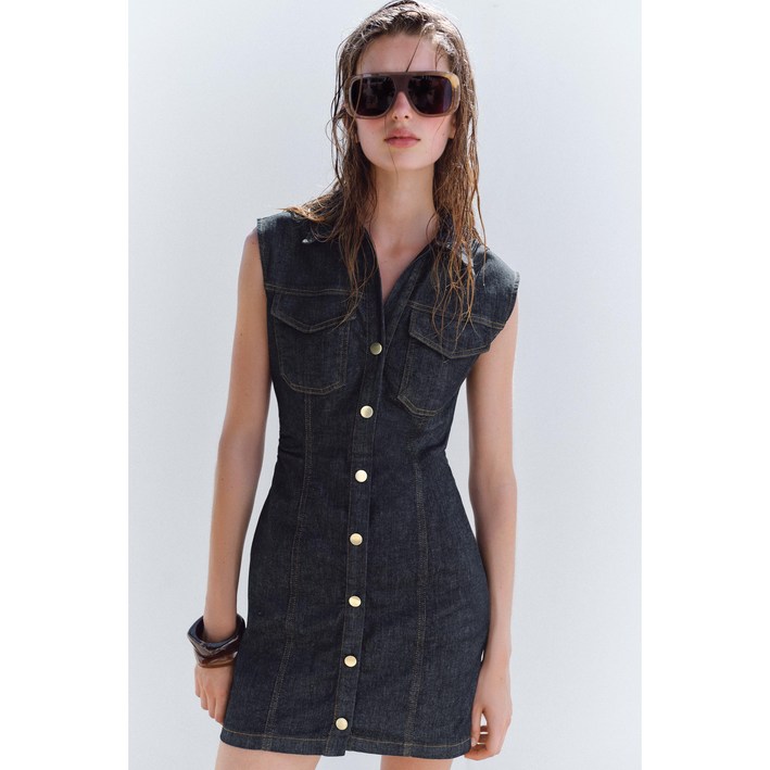 ZARA 자라 데님 미니 원피스 7484088 7484088