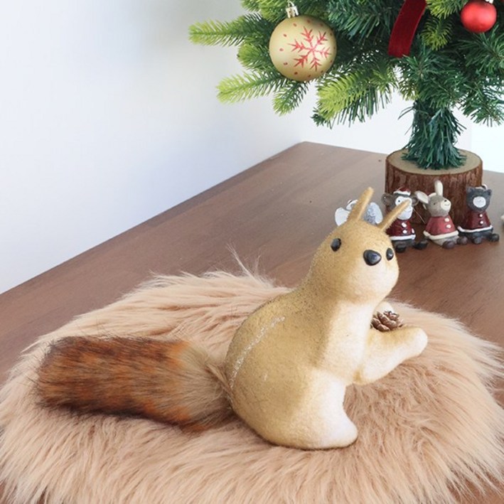 크리스마스 솔방울 다람쥐가족 5Type 2개세트 크리스마스데코소품, 2개