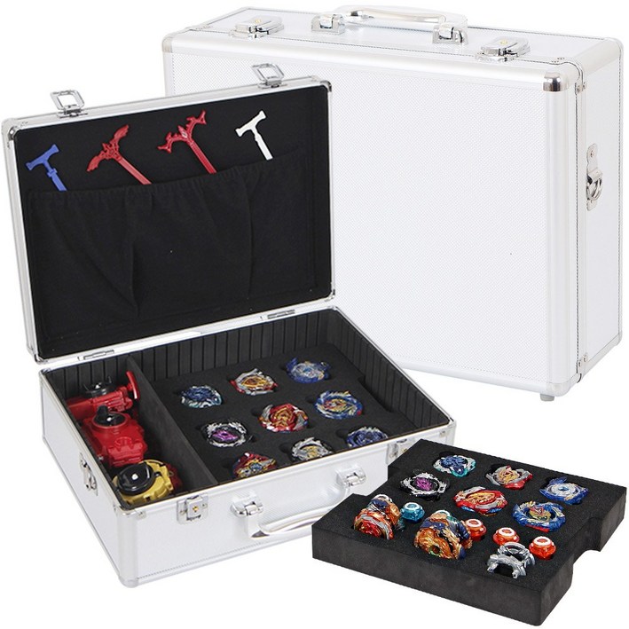 [쿠팡단독] BDD201-민자(C+D) 알루미늄 팽이가방 팽이보관케이스 배틀팽이 스프리건 베이블레이드팽이가방 베이블레이드 탑블레이드 (팽이불포함별도구매), 1개