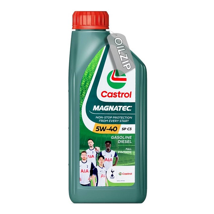 캐스트롤 마그네틱 SN C3 5W40 1리터 100프로합성 겸용 엔진오일, 1개, 1L