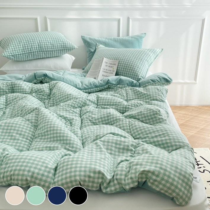 밍밍밍 따뜻한 극세사 겨울 이불세트 차렵이불  패드  베개커버