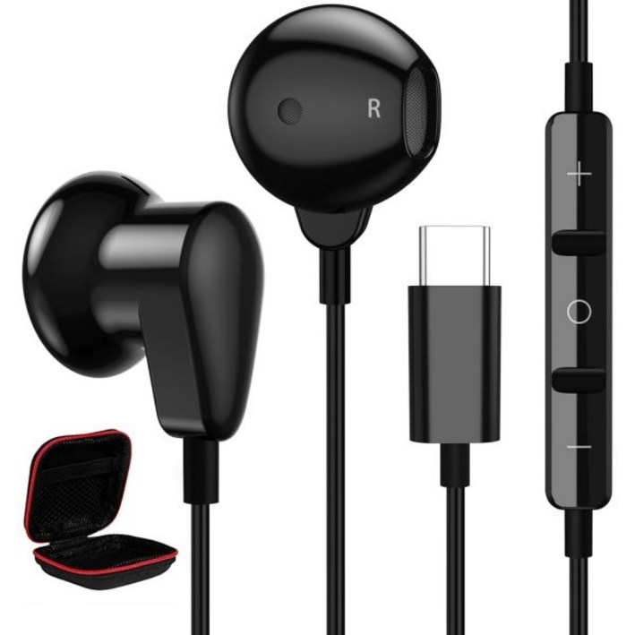 삼성용 ACAGET USB 타입 C 헤드폰 삼성 S23 S22 울트라 S21 플러스 A53 A54 갤럭시 Z 폴드 5 플립 4 세테로 안드로이드 이어폰 헤드셋 마이크 포함 유선 이