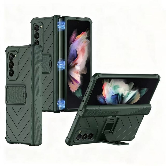 갤럭시 Z폴드2  렌즈보호 전면 풀커버 홀더 힌지 보호 슬림 하드 Z FODL2 케이스 fd182