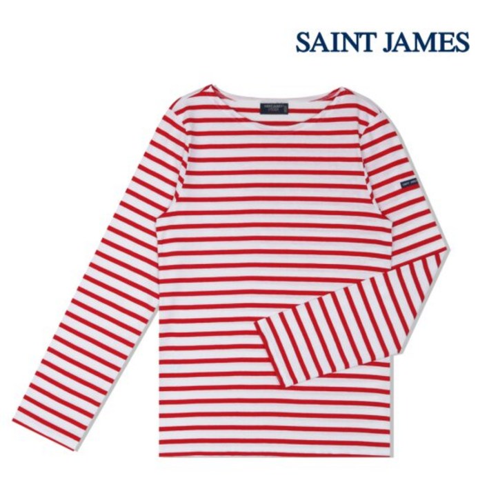 세인트제임스 밍콰이어 모던 스트라이프 롱 긴팔 티셔츠