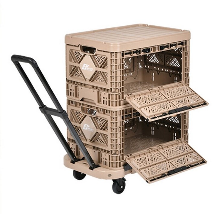 BIGANT 빅앤트 48리터 오픈형 카트 2단 세트 (카트색상 선택가능)