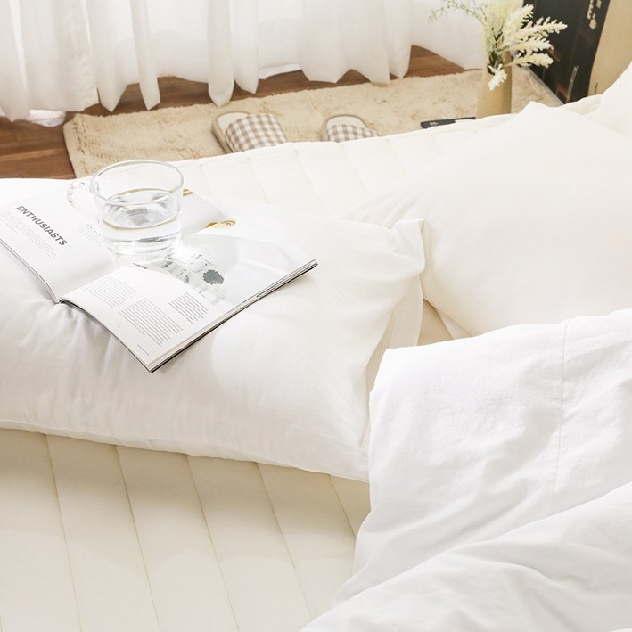 퓨어 천연섬유 워싱 광목침구 국산 이불커버 매트커버 베개커버 홑이불 겹이불 홑겹이불 싱글 퀸