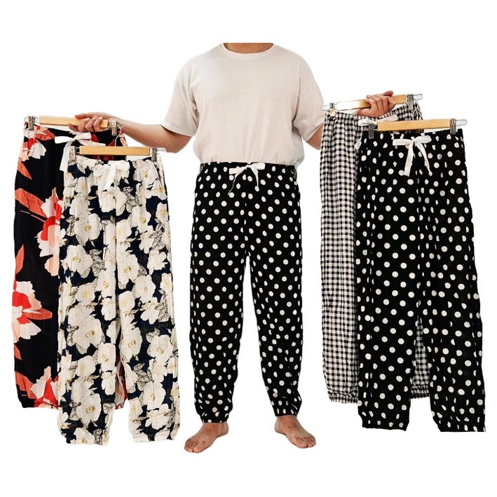 루쏘 편한 몸빼바지 꽃무늬 촌캉스