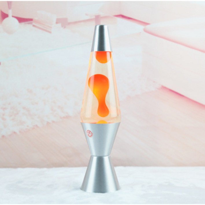 라바램프 라바 램프 왁스 침대 해파리 무드등 감성 조명등, 오렌지 왁스